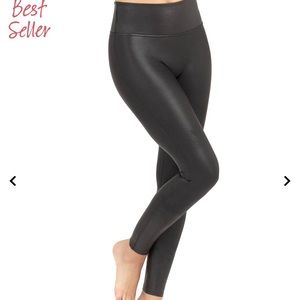 Spanx Faux Leather Leggings sz S